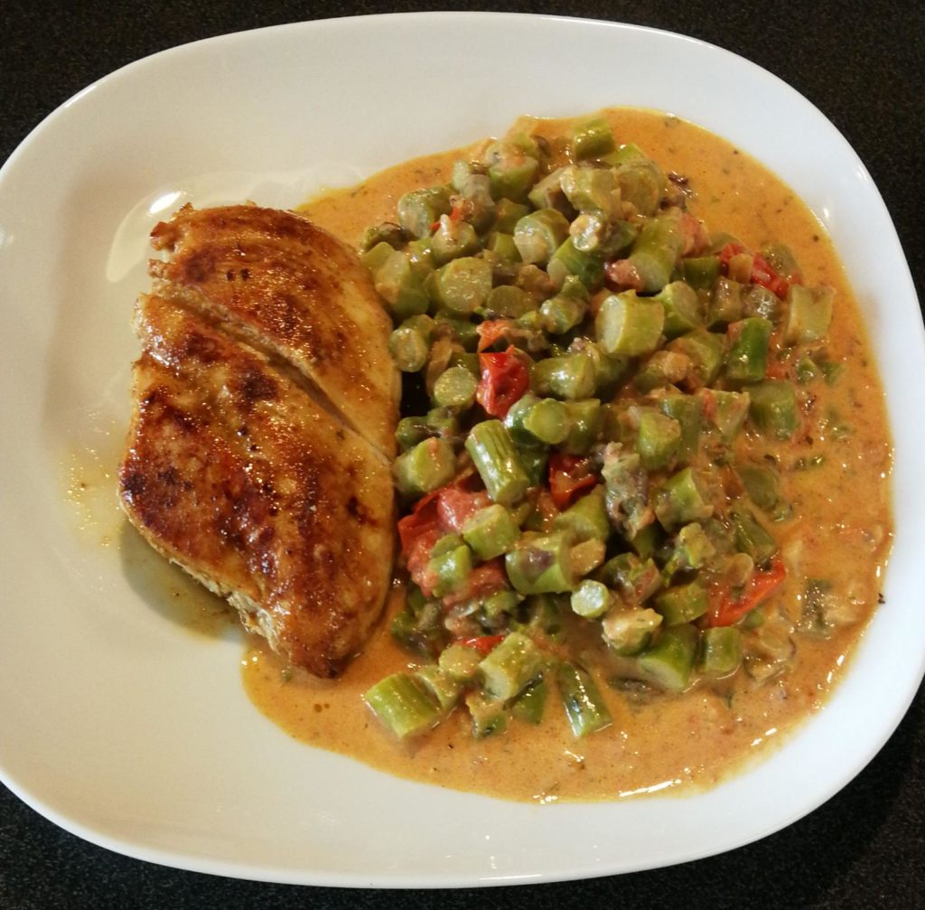 Hähnchenfilet mit grünem Spargel – Ladys Kochblog Hähnchenfilet mit grünem Spargel – Ladys Kochblog